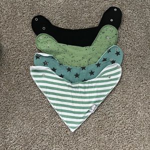 Copper Pearl Bandana Bibs (4 pack)